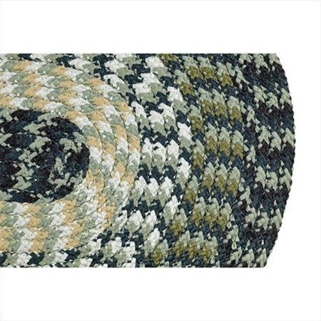 BETTER TRENDS Better Trends BRAL29HU Alpine Braided Rug; Hunter - 2 in. BRAL29HU